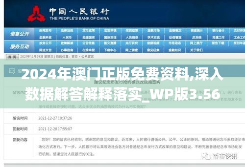 2024年澳门正版免费资料,深入数据解答解释落实_WP版3.566