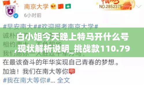 白小姐今天晚上特马开什么号,现状解析说明_挑战款110.791