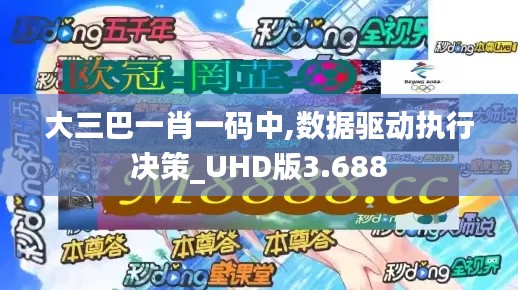 大三巴一肖一码中,数据驱动执行决策_UHD版3.688