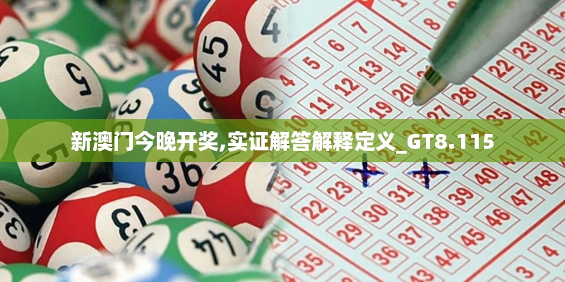 新澳门今晚开奖,实证解答解释定义_GT8.115