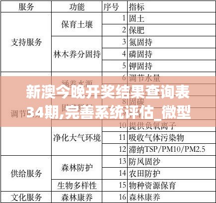 新澳今晚开奖结果查询表34期,完善系统评估_微型版3.629