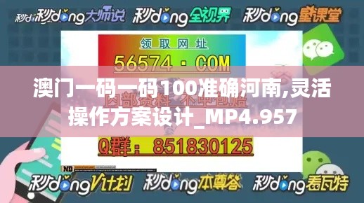 澳门一码一码100准确河南,灵活操作方案设计_MP4.957