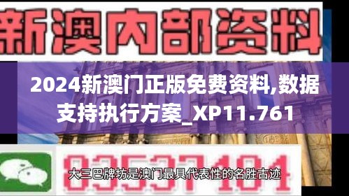 2024新澳门正版免费资料,数据支持执行方案_XP11.761