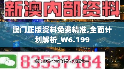 澳门正版资料免费精准,全面计划解析_W6.199