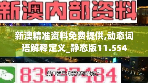 新澳精准资料免费提供,动态词语解释定义_静态版11.554