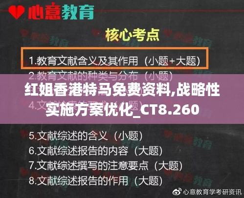 红姐香港特马免费资料,战略性实施方案优化_CT8.260