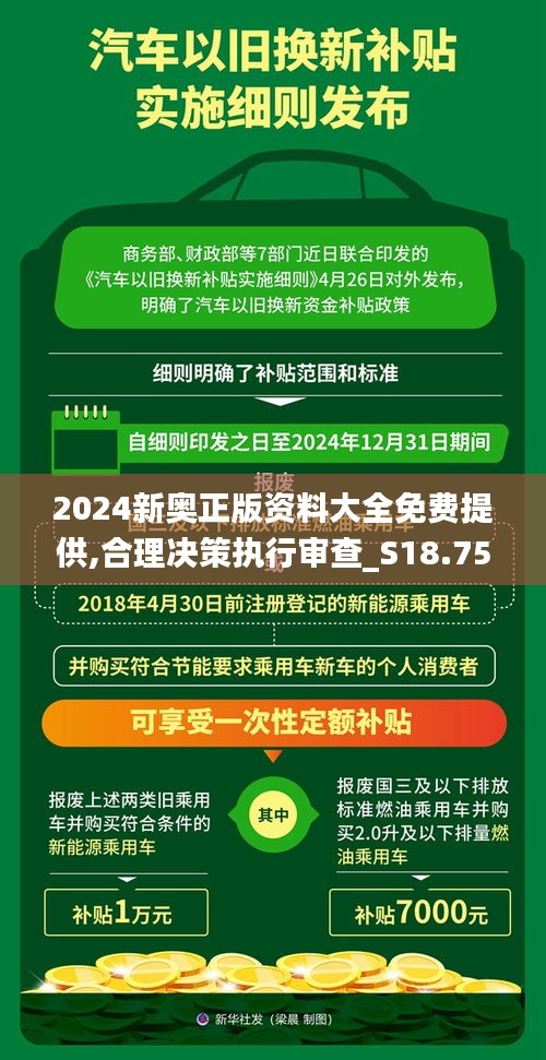 2024新奥正版资料大全免费提供,合理决策执行审查_S18.752