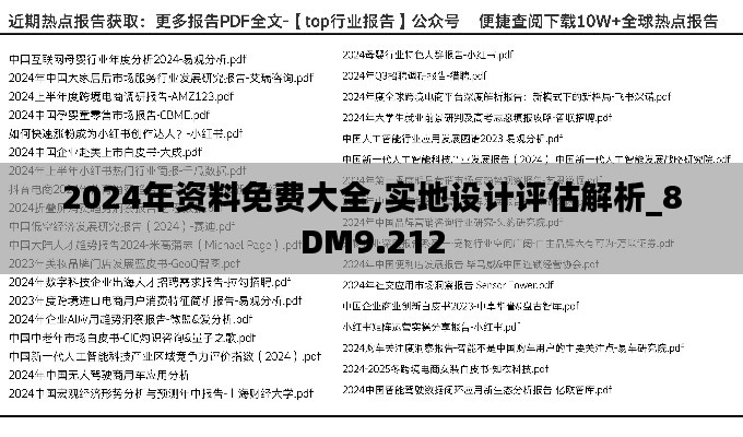 2024年资料免费大全,实地设计评估解析_8DM9.212