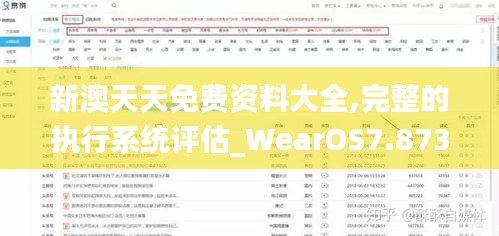 新澳天天免费资料大全,完整的执行系统评估_WearOS7.873