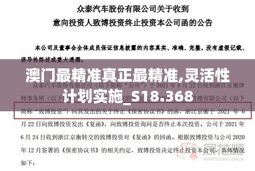 澳门最精准真正最精准,灵活性计划实施_S18.368