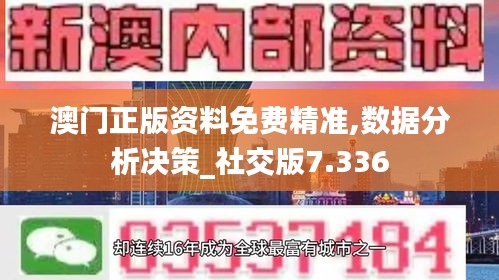 澳门正版资料免费精准,数据分析决策_社交版7.336