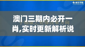 澳门三期内必开一肖,实时更新解析说明_专属版1.245