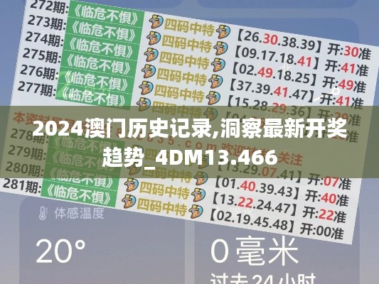 2024澳门历史记录,洞察最新开奖趋势_4DM13.466