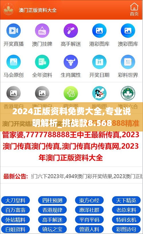 2024正版资料免费大全,专业说明解析_挑战款8.568