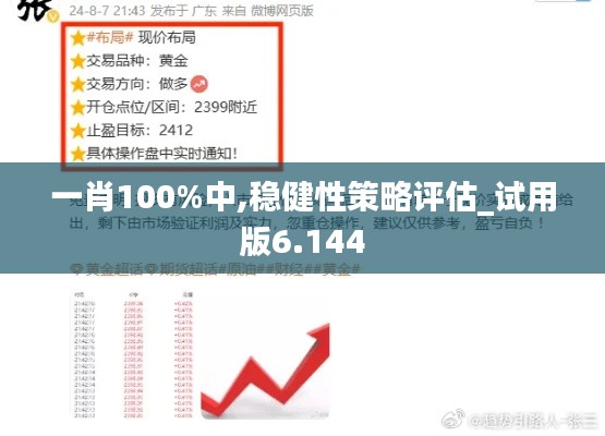 一肖100%中,稳健性策略评估_试用版6.144