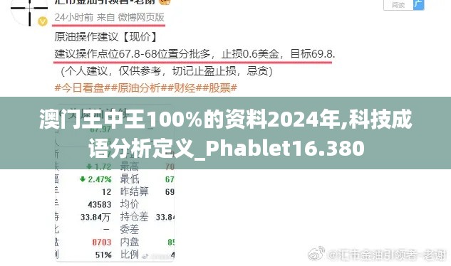 澳门王中王100%的资料2024年,科技成语分析定义_Phablet16.380