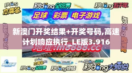 新澳门开奖结果+开奖号码,高速计划响应执行_LE版3.916