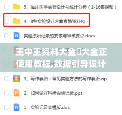 王中王资料大全枓大全正使用教程,数据引导设计策略_N版3.661