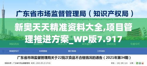 新奥天天精准资料大全,项目管理推进方案_WP版7.917